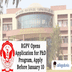 RGPV Opens Application for PhD Program, Apply Before January 10